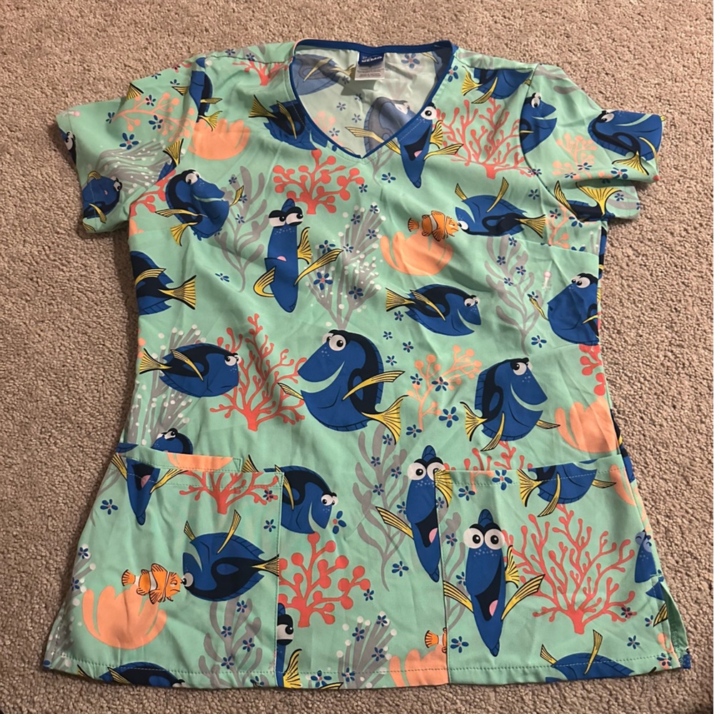 Disney Scrub Top